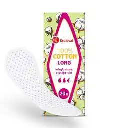 Kruidvat Kruidvat 100% Cotton Long Inlegkruisjes aanbieding