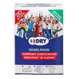 Kruidvat 1-2 Dry Okselpads aanbieding