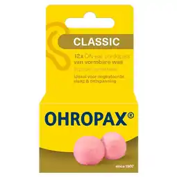 Kruidvat Ohropax Classic Geluiddempers aanbieding