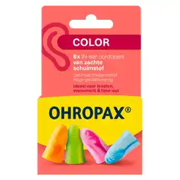 Kruidvat Ohropax Gekleurde Oordopjes aanbieding