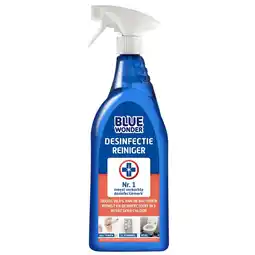 Kruidvat Blue Wonder Desinfectie Reiniger Spray aanbieding