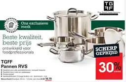 Sligro TGFF Pannen RVS aanbieding