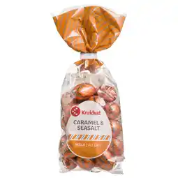 Kruidvat Kruidvat Karamel & Zeezout Melkchocolade Paaseitjes aanbieding