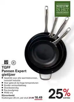 Sligro TGFF Pannen Expert gietijzer aanbieding