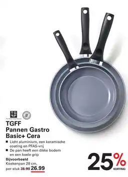 Sligro TGFF Pannen Gastro Basic+ Cera aanbieding