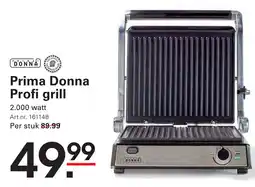 Sligro Prima Donna Profi grill aanbieding