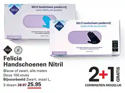 Sligro Felicia Handschoenen Nitril aanbieding