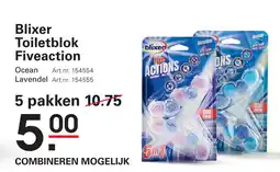 Sligro Blixer Toiletblok Fiveaction aanbieding