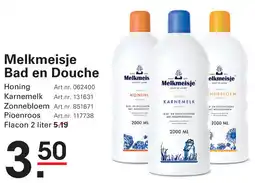 Sligro Melkmeisje Bad en Douche aanbieding