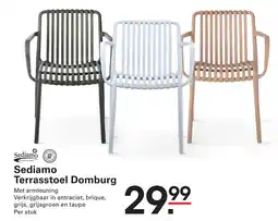 Sligro Sediamo Terrasstoel Domburg aanbieding