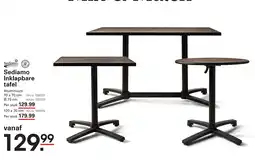 Sligro Sediamo Inklapbare tafel aanbieding