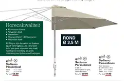 Sligro Sediamo Parasoldoek aanbieding