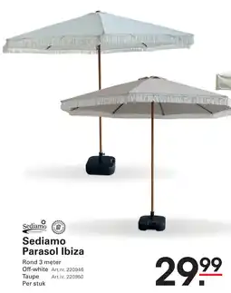 Sligro Sediamo Parasol Ibiza aanbieding