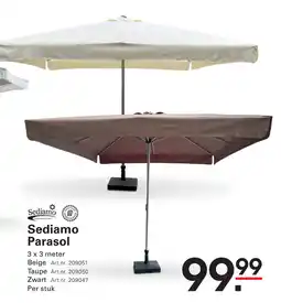 Sligro Sediamo Parasol aanbieding