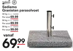Sligro Sediamo Granieten parasolvoet aanbieding