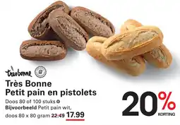 Sligro Très Bonne Petit pain en pistolets aanbieding