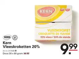 Sligro Kern Vleeskroketten 20% aanbieding