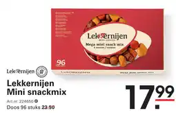 Sligro Lekkernijen Mini snackmix aanbieding