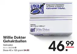 Sligro Willie Dokter Gehaktballen aanbieding