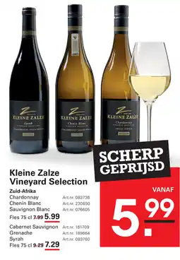 Sligro Kleine Zalze Vineyard Selection aanbieding