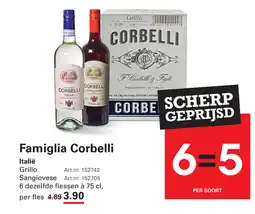 Sligro Famiglia Corbelli Italië aanbieding