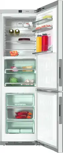 MediaMarkt MIELE KFN 29683 BRWS - Koel-vriescombinatie - breedte 60 cm - hoogte 201 cm - NoFrost aanbieding