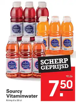 Sligro Sourcy Vitaminwater aanbieding