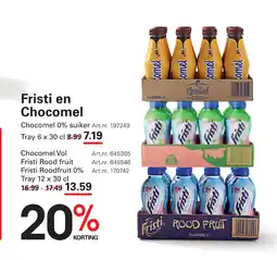 Sligro Fristi en Chocomel aanbieding