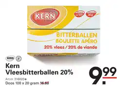 Sligro Kern Vleesbitterballen 20% aanbieding