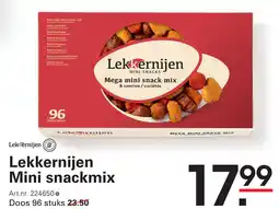 Sligro Lekkernijen Mini snackmix aanbieding