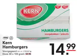 Sligro Kern Hamburgers aanbieding