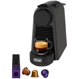 MediaMarkt DE LONGHI EN85.BKMT Nespresso Essenza Mini Black Matt Nespresso-machine Zwart aanbieding