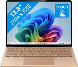 Coolblue Microsoft Surface Laptop Copilot+ PC 13.8 Snapdragon X Plus / 16GB / 512GB Dune aanbieding