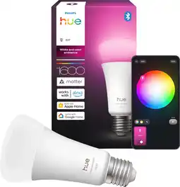 Coolblue Philips Hue A67 White and Color 1600lm E27 aanbieding