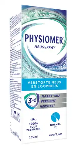 De Online Drogist Physiomer 3-in-1 Verstopte Neus & Loopneus Neusspray aanbieding