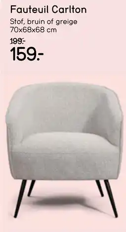 Leen Bakker Fauteuil Carlton aanbieding