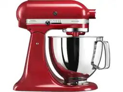 MediaMarkt Kitchenaid 4.8 L Artisan Mixer 5ksm125 Keizerrood aanbieding