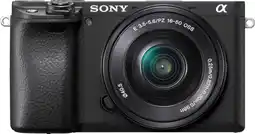 MediaMarkt SONY Hybride camera Alpha 6400 + 16-50 mm Hybride camera aanbieding