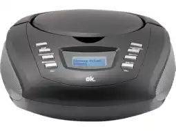 MediaMarkt OK. Orc 230 Dab-radio Zwart aanbieding