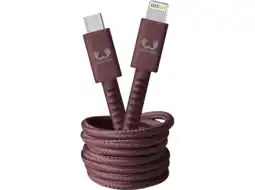 MediaMarkt Fresh 'n Rebel Usb-c-naar-lightning 2m Deep Mauve aanbieding