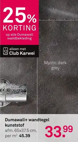 Karwei Dumawall+ wandtegel kunststof aanbieding