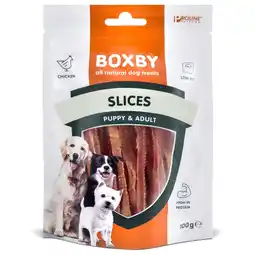 Pets Place Boxby Slices - Hondensnacks - Vlees 100 g aanbieding