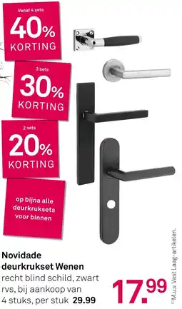 Karwei Novidade deurkrukset Wenen aanbieding