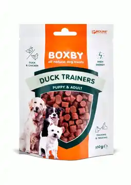 Pets Place Boxby Duck Trainers - Hondensnacks - Eend 100 g aanbieding