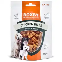 Pets Place Boxby Chicken Bites - Hondensnacks - Kip Vis 90 g aanbieding