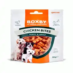 Pets Place Boxby Chicken Bites - Hondensnacks - Kip Vis 90 g aanbieding