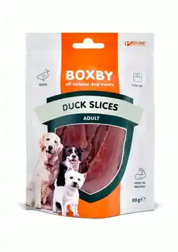 Pets Place Boxby Duck Slices - Hondensnacks - Eend 90 g aanbieding