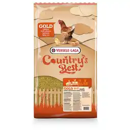 Pets Place Versele-Laga Country`s Best Gold 1&2 Mash Opgroeimeel - Kippenvoer - 5 kg Van 0 Weken aanbieding