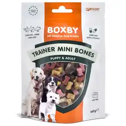 Pets Place Boxby Trainer Mini Bones - Hondensnacks - 140 g aanbieding
