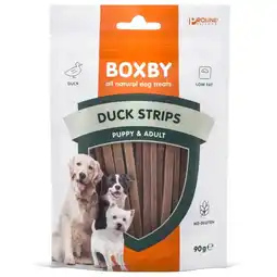 Pets Place Boxby Duck Strips - Hondensnacks - Eend 90 g aanbieding